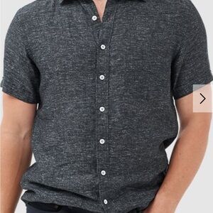 Rodd & Gunn Charcoal Palm Beach Short Sleeve Shirt XL